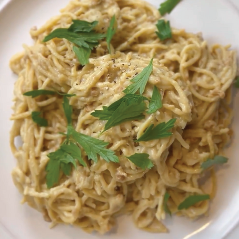 Vegan Spaghetti Carbonara