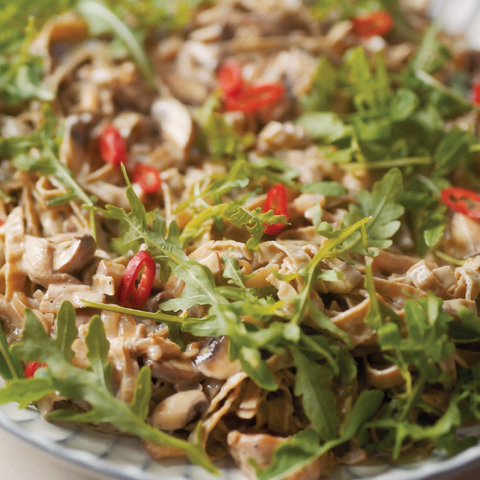 Creamy Mushroom Fettuccine