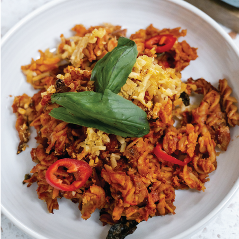 Vegan Nduja Pasta Bake