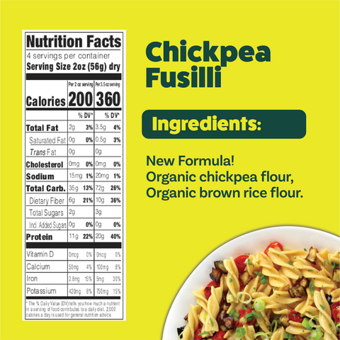 Chickpea Fusilli