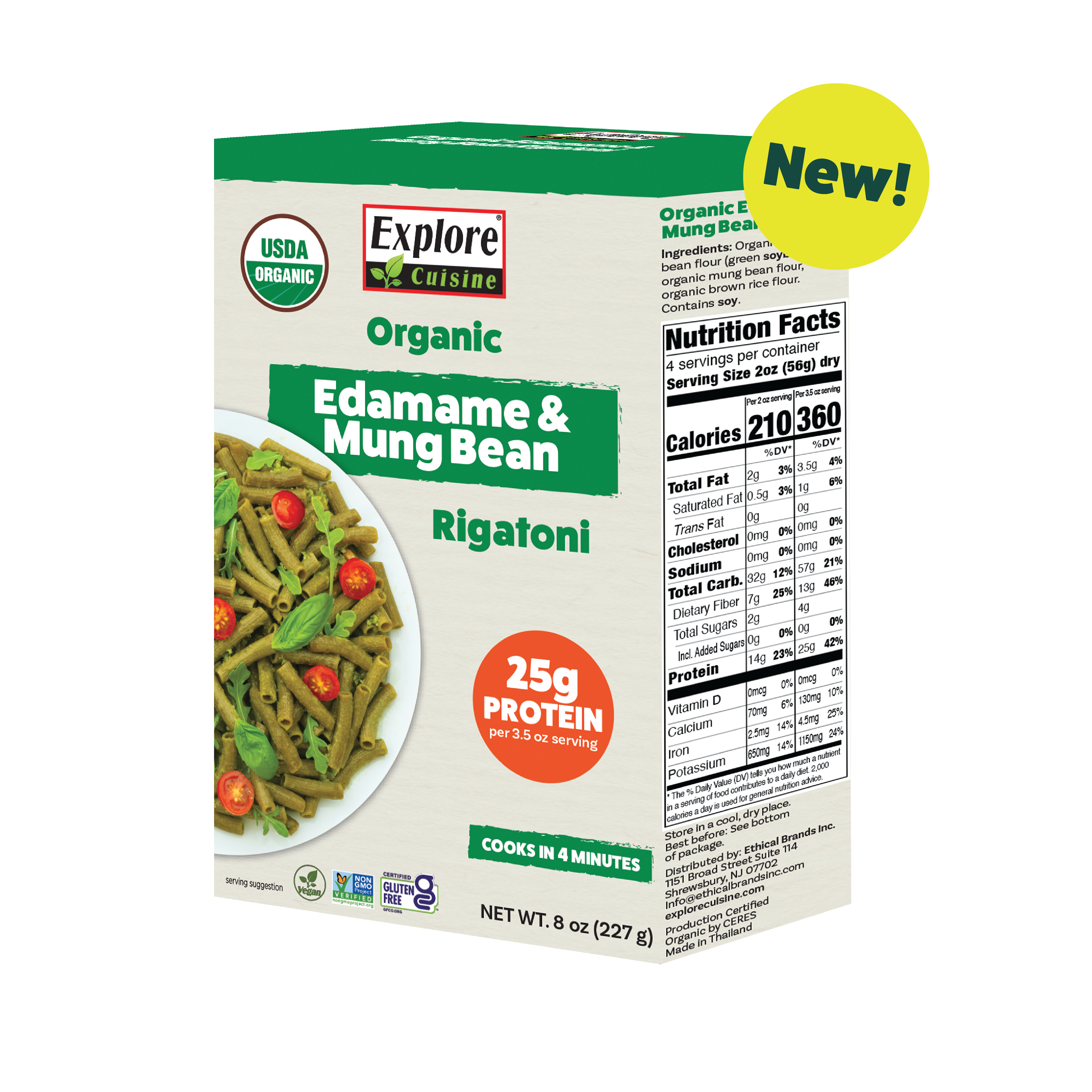 その他 Bio Aroma MUNG BEAN EXTRACT 500ml Edamame & Mung Bean Rigatoni – ExploreCuisine