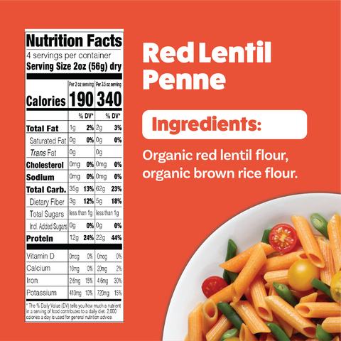 Red Lentil Penne