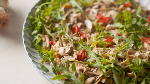 Creamy Mushroom Fettuccine