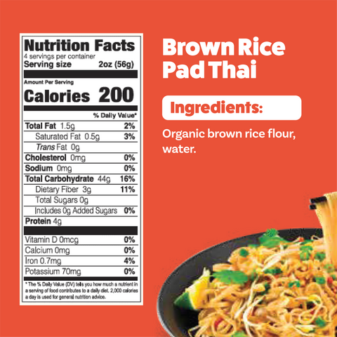 Organic Brown Rice Pad Thai