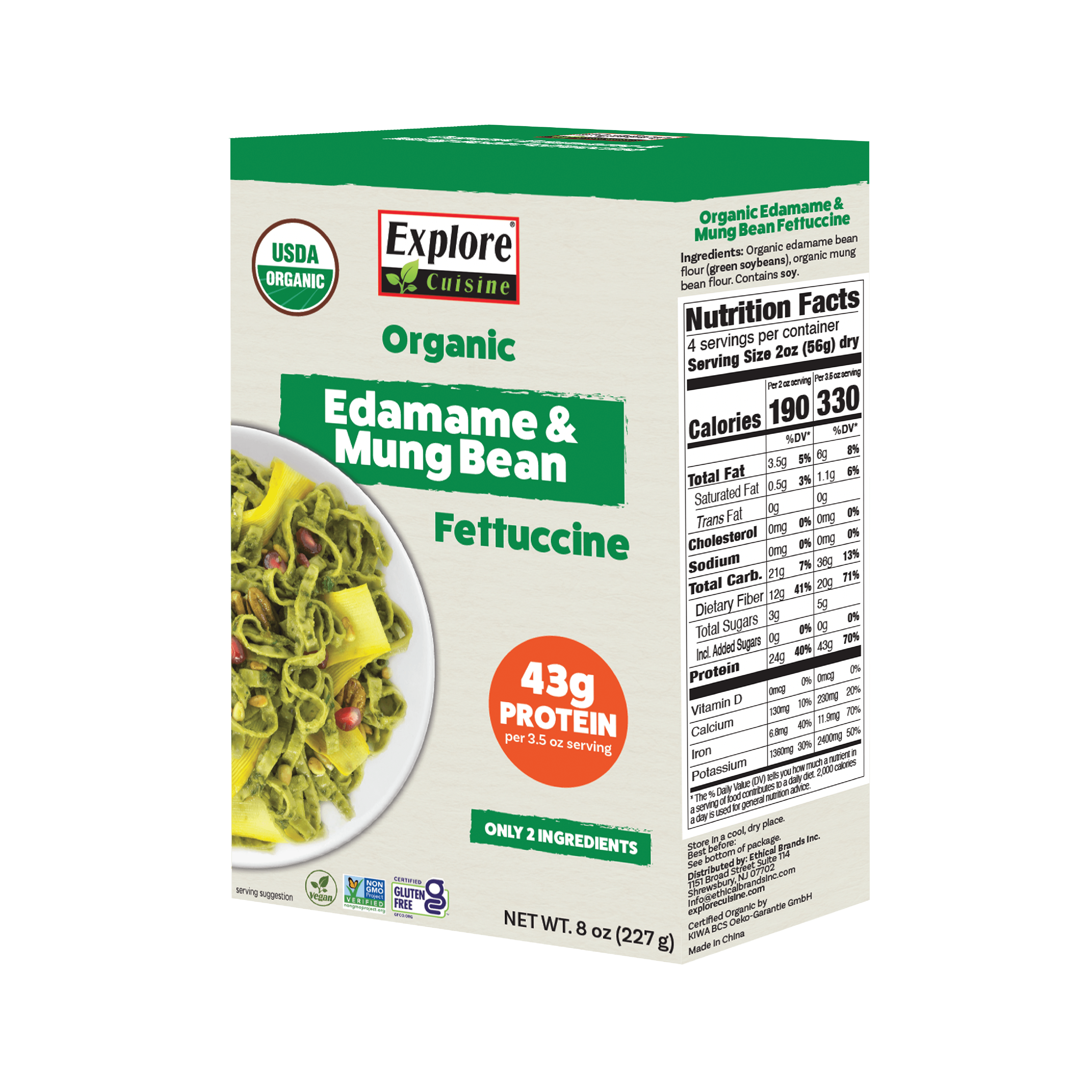 Edamame & Mung Bean Fettuccine – High Protein Pasta | Explore Edamame & Mung Bean Fettuccine – High Protein Pasta | Explore