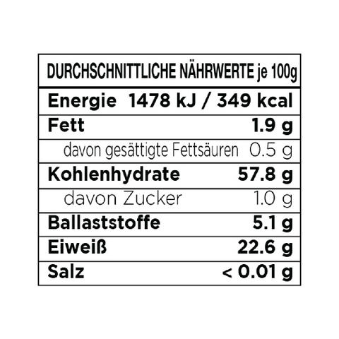 Bio Spaghetti aus Roten Linsen