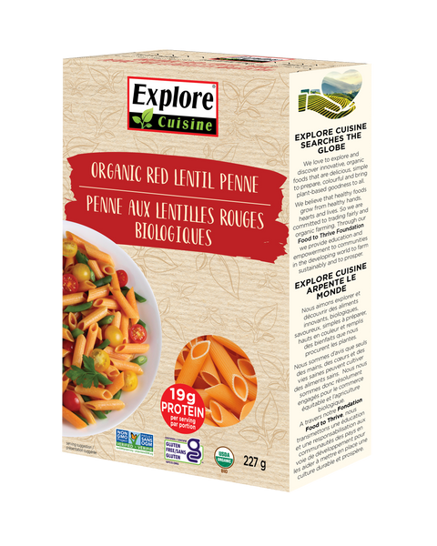 Organic Red Lentil Penne