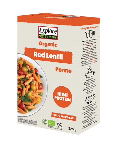 Organic Red Lentil Penne