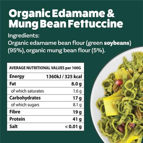 Organic Edamame & Mung Bean Fettucine