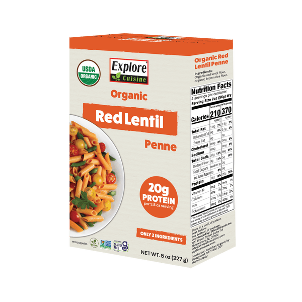 Red Lentil Penne – Gluten-Free Family Pasta | Explore Cuisine