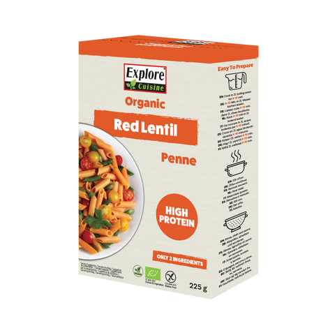 Bio Penne aus Roten Linsen