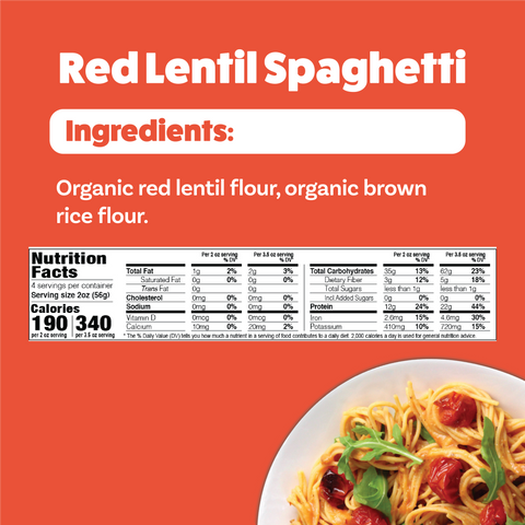 Red Lentil Spaghetti