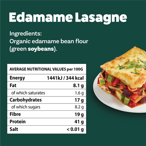 Organic Edamame Lasagne
