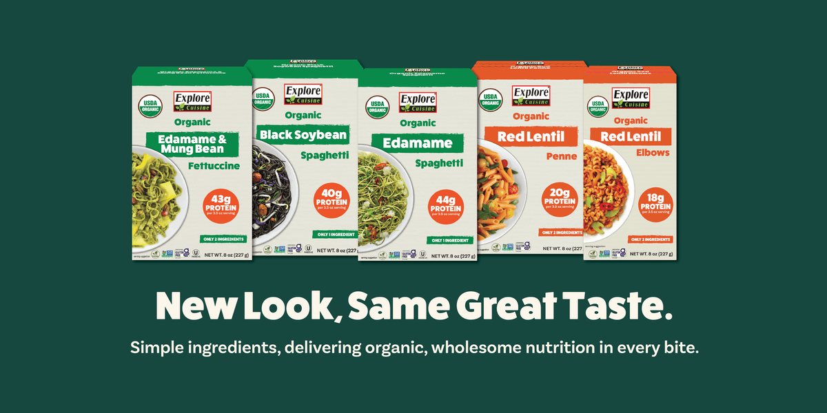 Organic High Protein & Fiber Pasta I Low Carb I Explore Cuisine ...