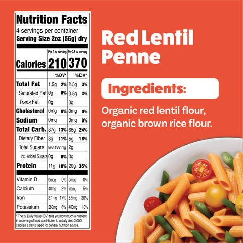 Red Lentil Penne