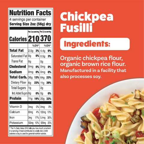 Chickpea Fusilli