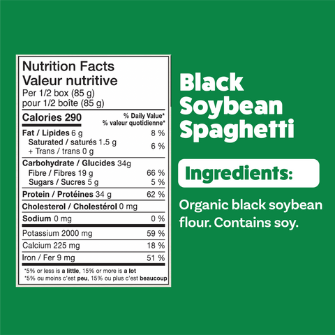 Organic Black Bean Spaghetti