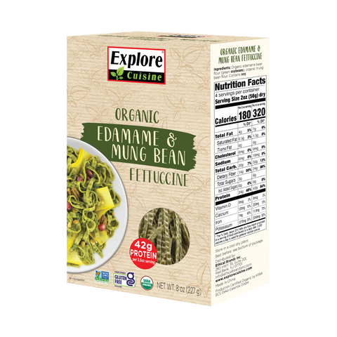 Edamame & Mung Bean Fettuccine