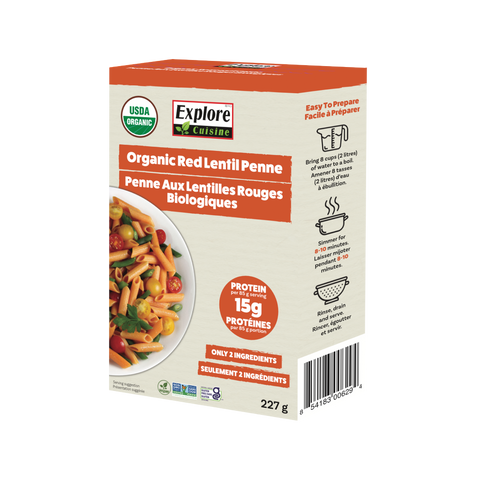 Organic Red Lentil Penne