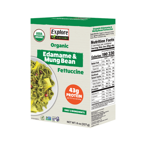 Edamame & Mung Bean Fettuccine